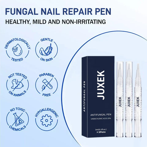 JUXEK® Antifungal Nail Repair Pen | 25% Undecylenic Acid | Fast-Acting Nail & Skin Treatment (3ml)