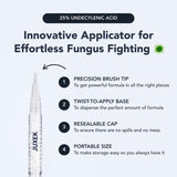 JUXEK® Antifungal Nail Repair Pen | 25% Undecylenic Acid | Fast-Acting Nail & Skin Treatment (3ml)